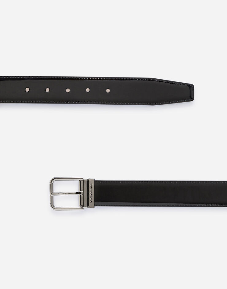 Dolce & Gabbana Patent leather belt Black BC4524A1153
