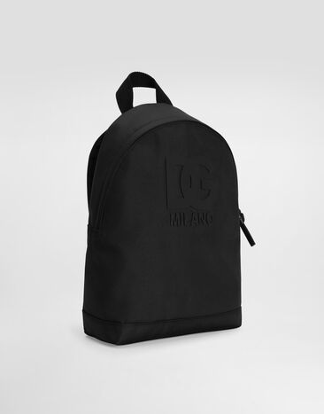 Dolce & Gabbana DG 패치 나일론 백팩 Black EM0147AU927
