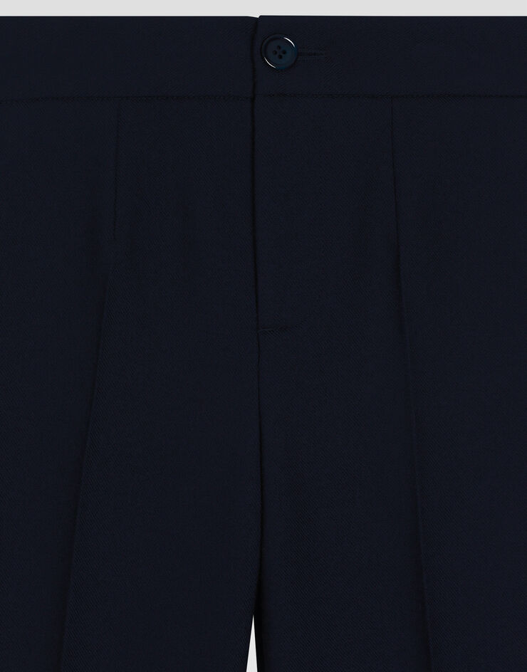 Dolce & Gabbana Hose aus Wollstoff Dolce & Gabbana Hose aus Wollstoff Blue L44P92FU28G