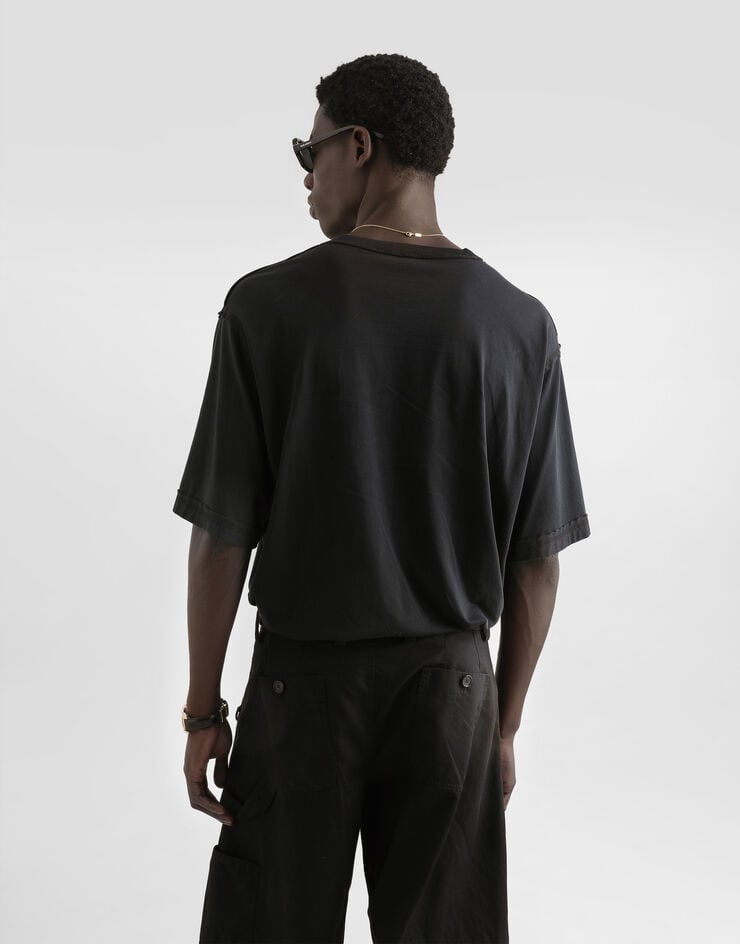 Dolce & Gabbana Cotton t-shirt Dolce & Gabbana Cotton t-shirt Black G8RI4ZG7POL