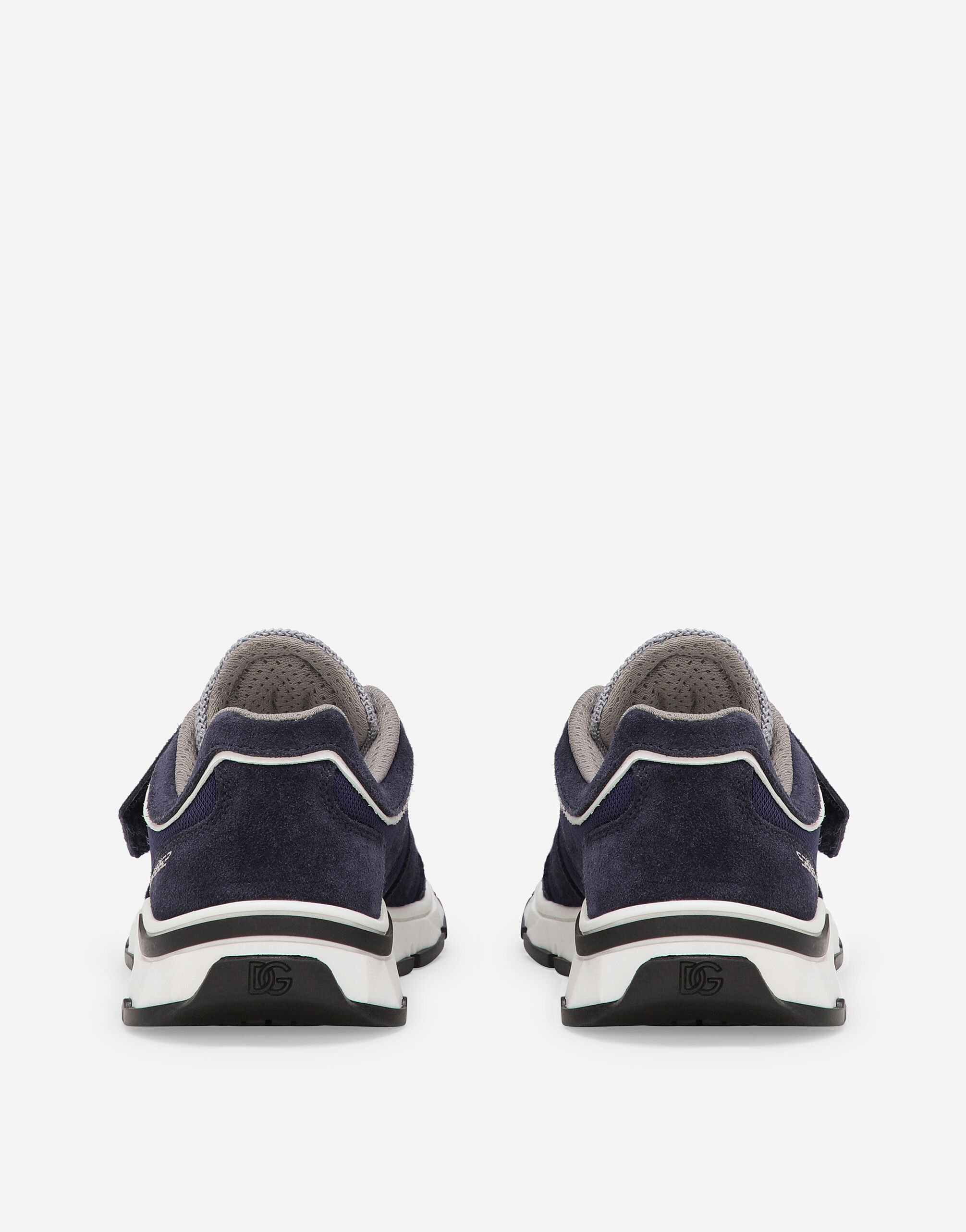 スニーカー DOLCE & GABBANA LEATHER AND MESH SNEAKER DG Running low-top sneakers in mesh and split leather