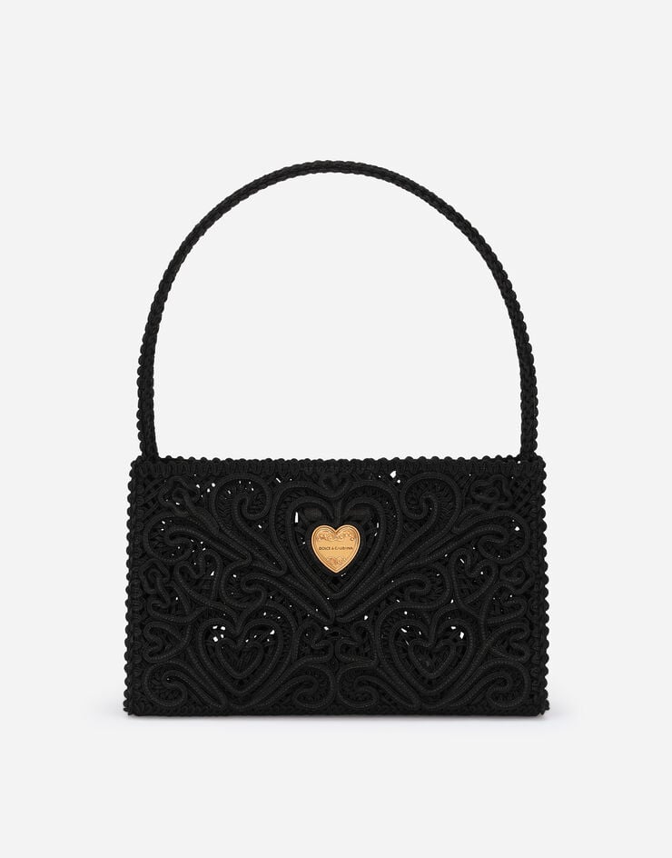 Dolce & Gabbana Cordonetto shoulder bag Black BB7184AW717