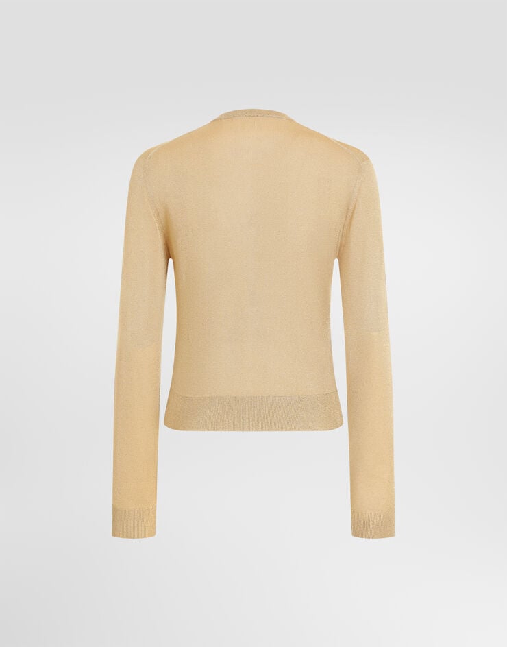 Dolce & Gabbana Metallic viscose cardigan Dolce & Gabbana Metallic viscose cardigan Multicolor FXVDZZJGMI3