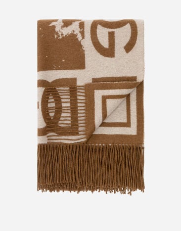 Dolce & Gabbana Cashmere Jacquard Blanket Multicolor TCE012TCAB2