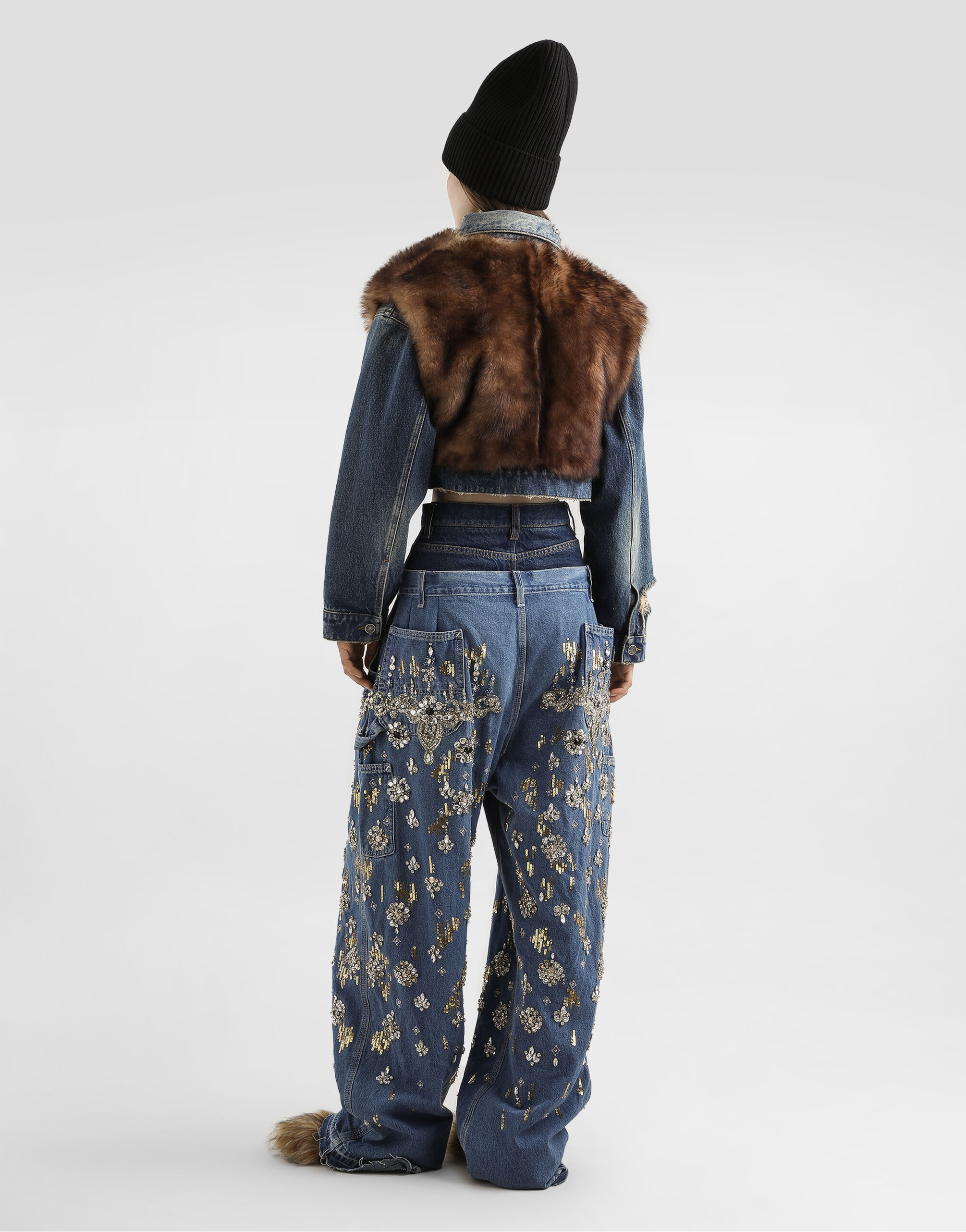 Multicolorのウィメンズ デニム ジャケット | Dolce&Gabbana®