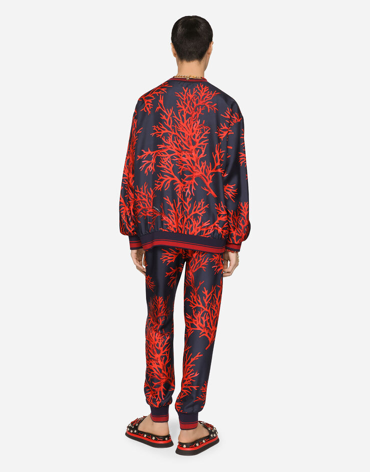 Dolce & Gabbana FELPA GIROC.MAN.LUNG Multicolor G9YB7ZIS1N0