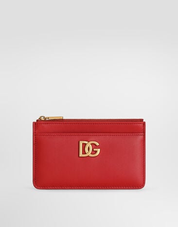 Dolce & Gabbana 3.5 calfskin card holder Red BI1261A3P00