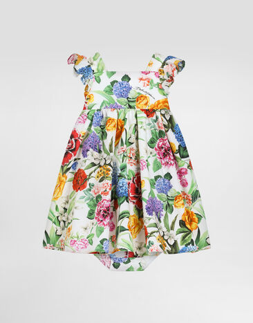 Dolce & Gabbana Poplin dress with floral print Print L24DG1HS5TC