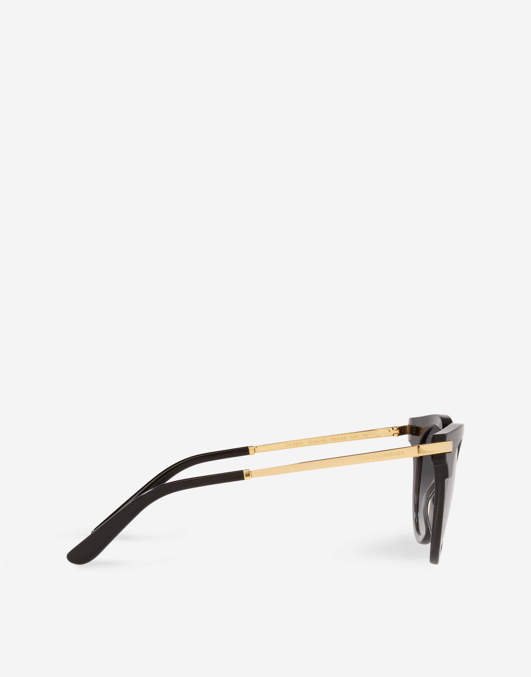 Dolce gabbana half print sunglasses top