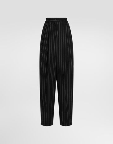 Dolce & Gabbana Pinstripe virgin wool trousers Dolce & Gabbana Pinstripe virgin wool trousers Multicolor FTDQDTFR22V