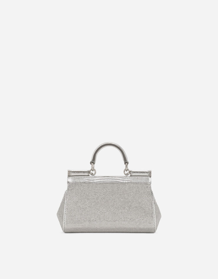 Dolce & Gabbana حقيبة يدSicily  صغيرة فضي BB7116AN241