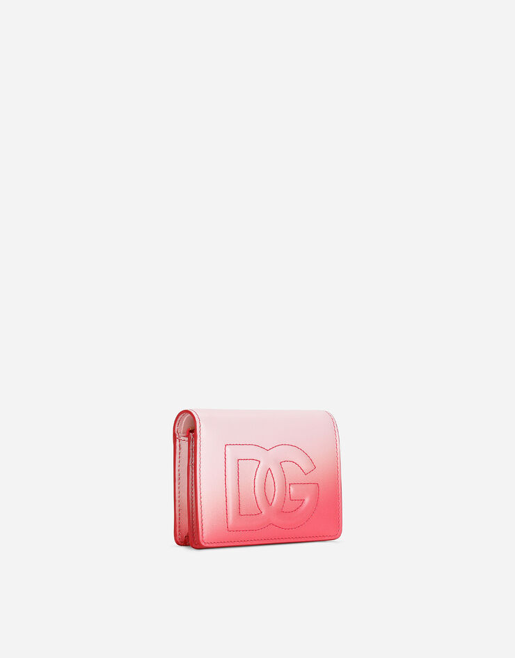 Dolce & Gabbana DG 로고 콘티넨털 지갑 핑크 BI1211AS204