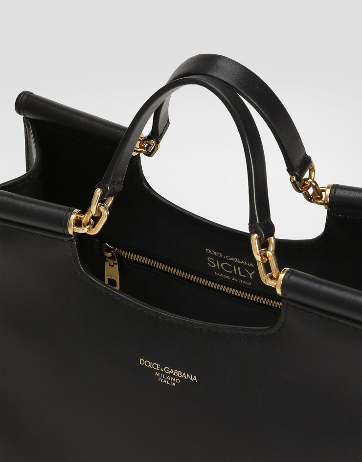 Dolce & Gabbana Shopper Sicily klein Schwarz BB7728B7321