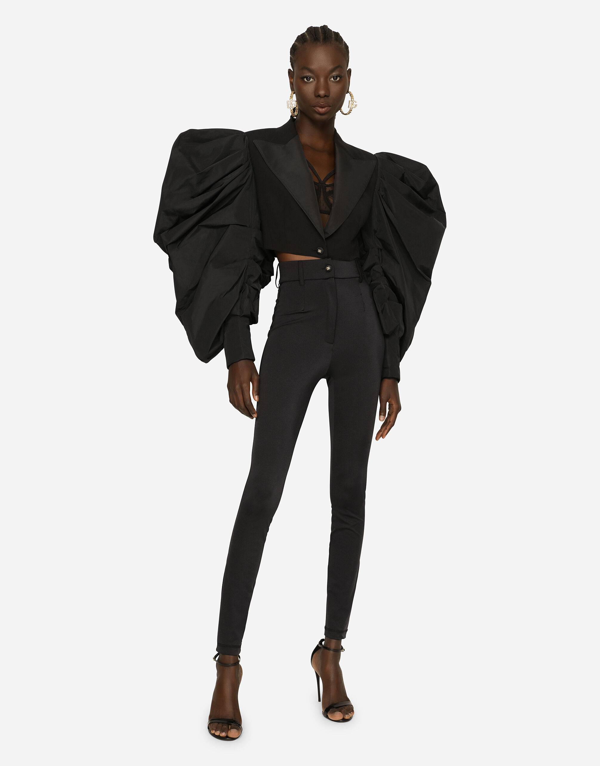 Zara puff top sleeve jacket