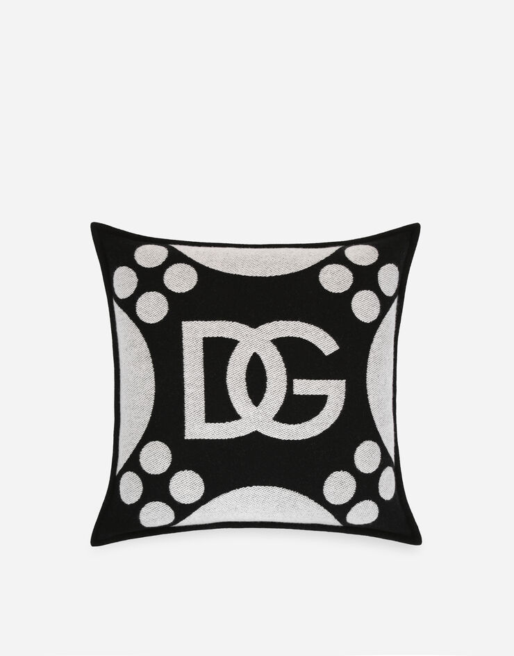 Dolce & Gabbana Wool jacquard cushion medium Multicolor TCE008TCAN2