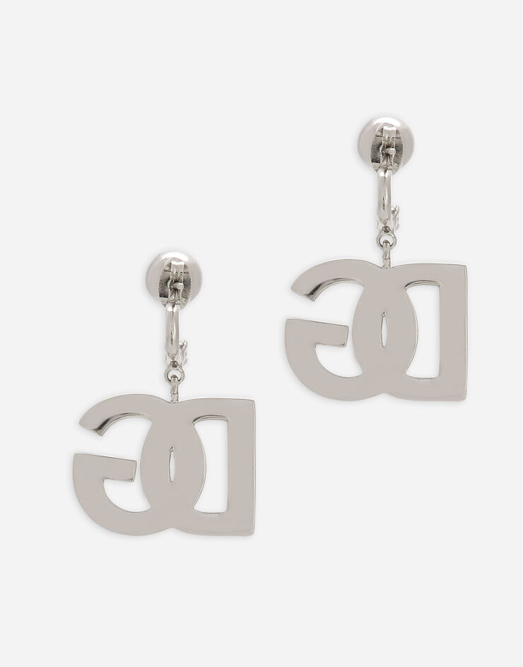 Dolce & Gabbana KIM DOLCE&GABBANA DG 로고 이어링 실버 WEN6P1W1111