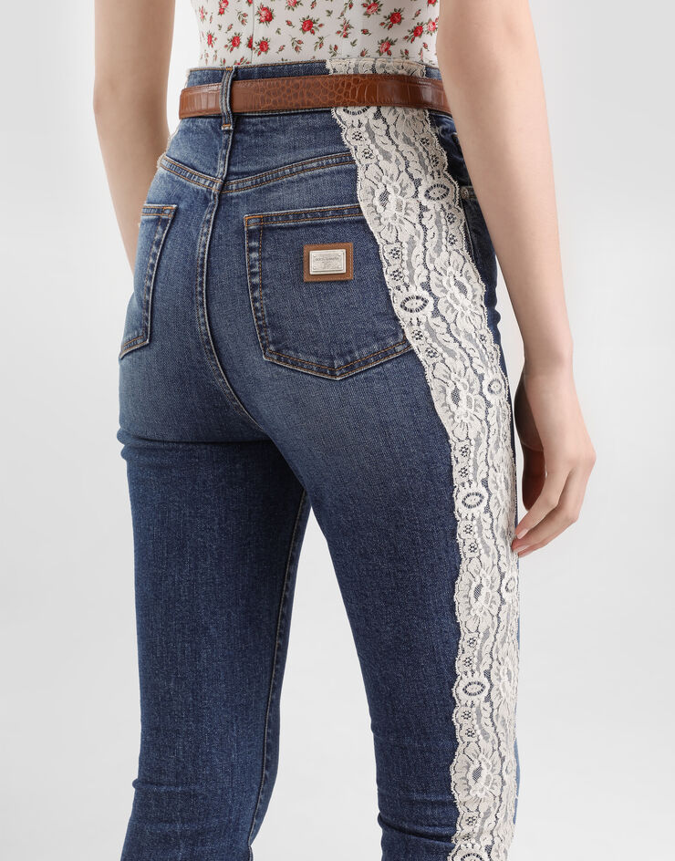 Dolce & Gabbana 5-pocket denim trousers Multicolor FTCAHDG8OE2