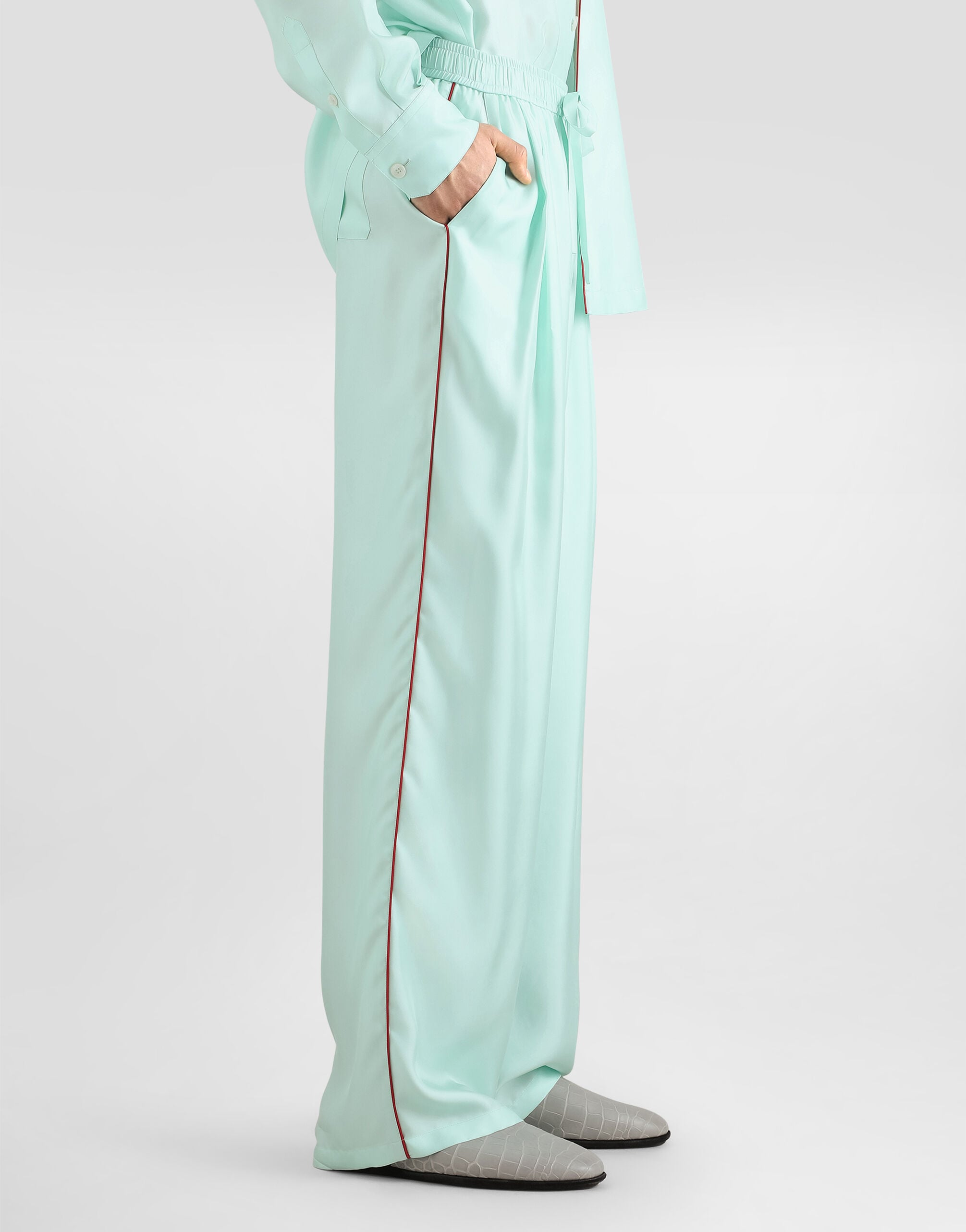 Vanity silk trousers - thumbnail 4