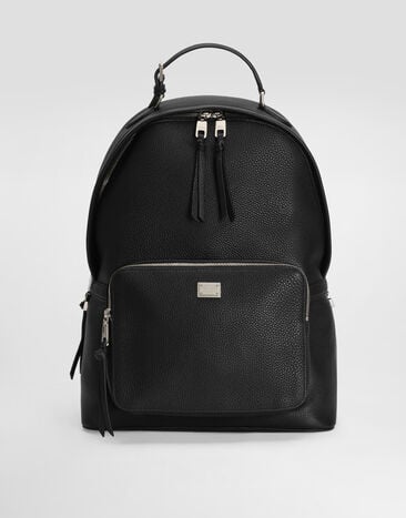 Dolce & Gabbana Vittoria calfskin backpack Black BM2727A0370