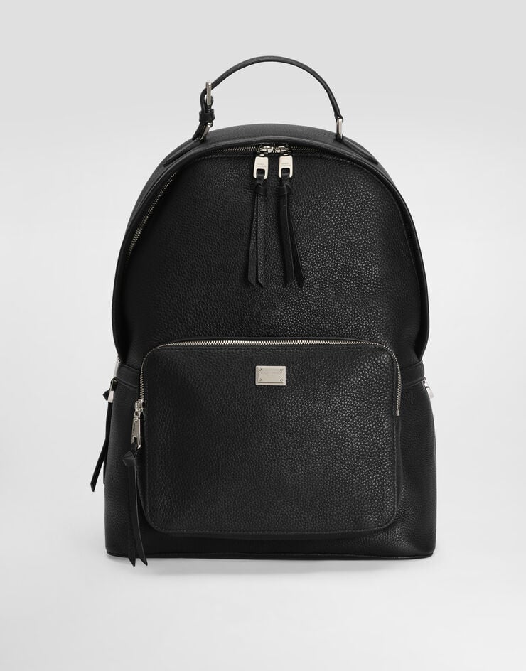 Dolce & Gabbana Vittoria calfskin backpack Black BM2727A0370