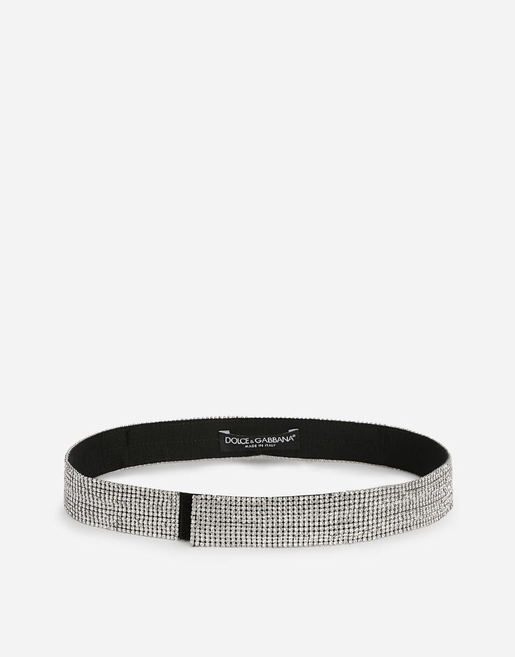 Dolce & Gabbana Crystal mesh belt with DG logo Crystal WLO6Z4W1111