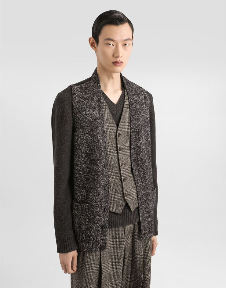 Dolce & Gabbana Smoothwool vest Dolce & Gabbana Smoothwool vest Multicolor GXT45TJGMBT