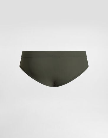 Dolce & Gabbana Bas de maillot de bain taille haute Grey M4A76JON0DL