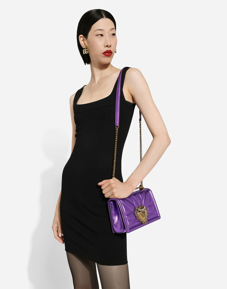 Dolce & Gabbana Medium Devotion shoulder bag Purple BB7158AD776