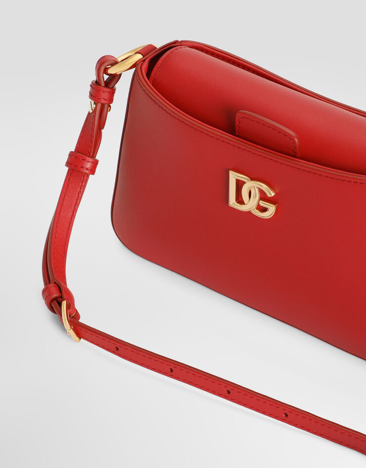 Dolce & Gabbana حقيبة هاتف من جلد العجل Red BI3466A3P00