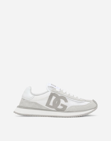 Dolce & Gabbana Mixed-material DG CUSHION sneakers Blue CK2288A6N32