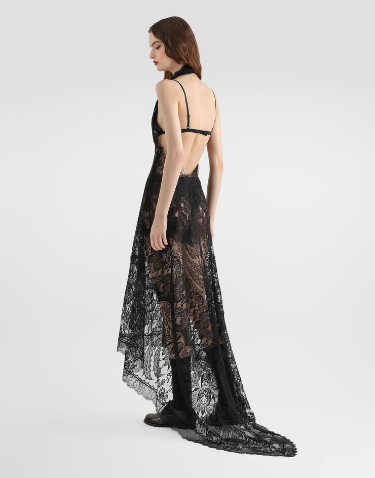 Dolce & Gabbana Lace dress Black F630JTGDD8Z