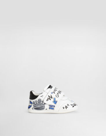 Dolce & Gabbana Printed lambskin sneakers Multicolor DK0148A9345