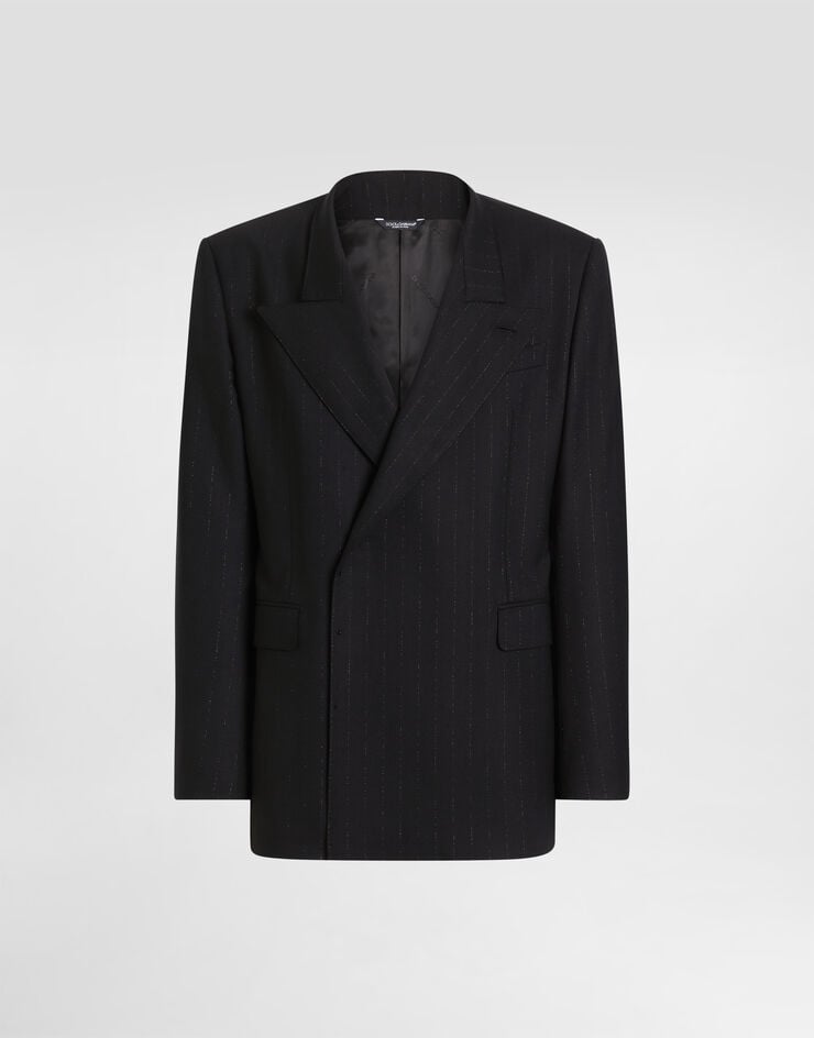Dolce & Gabbana Sicilia double-breasted pinstripe wool jacket Dolce & Gabbana Sicilia double-breasted pinstripe wool jacket G2WQ7TFRBDS