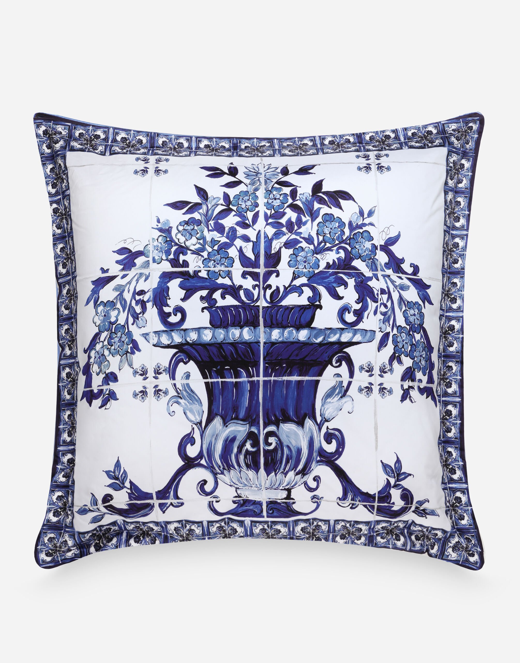 Dolce & Gabbana Duchesse cotton cushion large Multicolor TCE003TCAA2