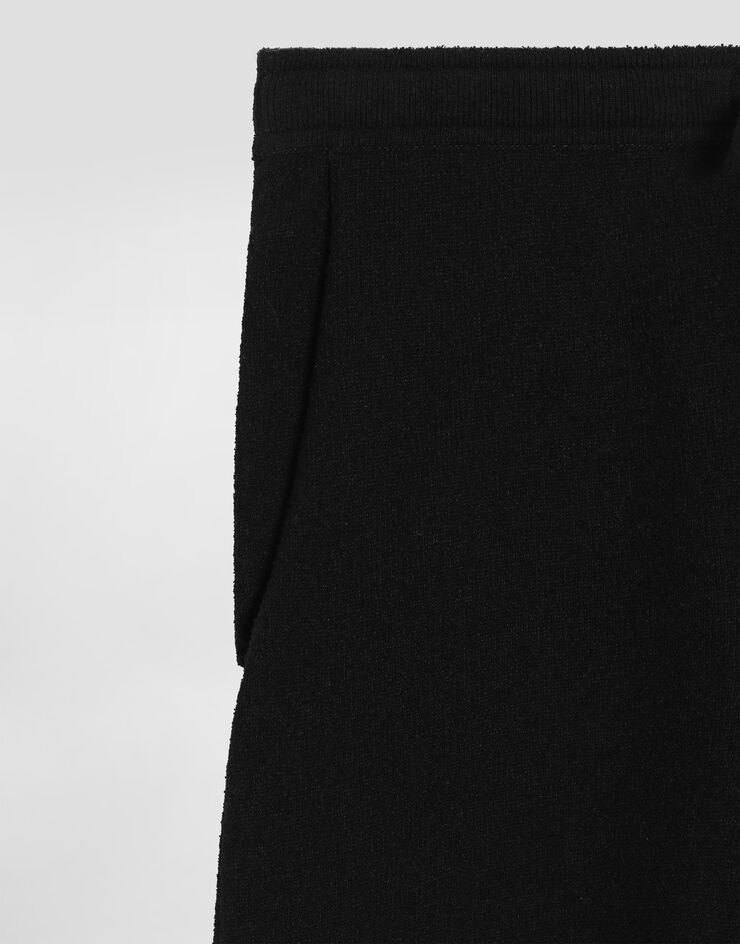 Dolce & Gabbana Smooth knit shorts Black GXU31ZJGMGX