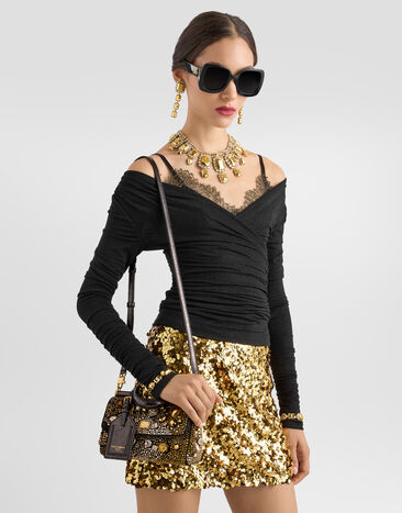 Dolce & Gabbana Mini my Sicily handbag in satin Multicolor BB7864B0023