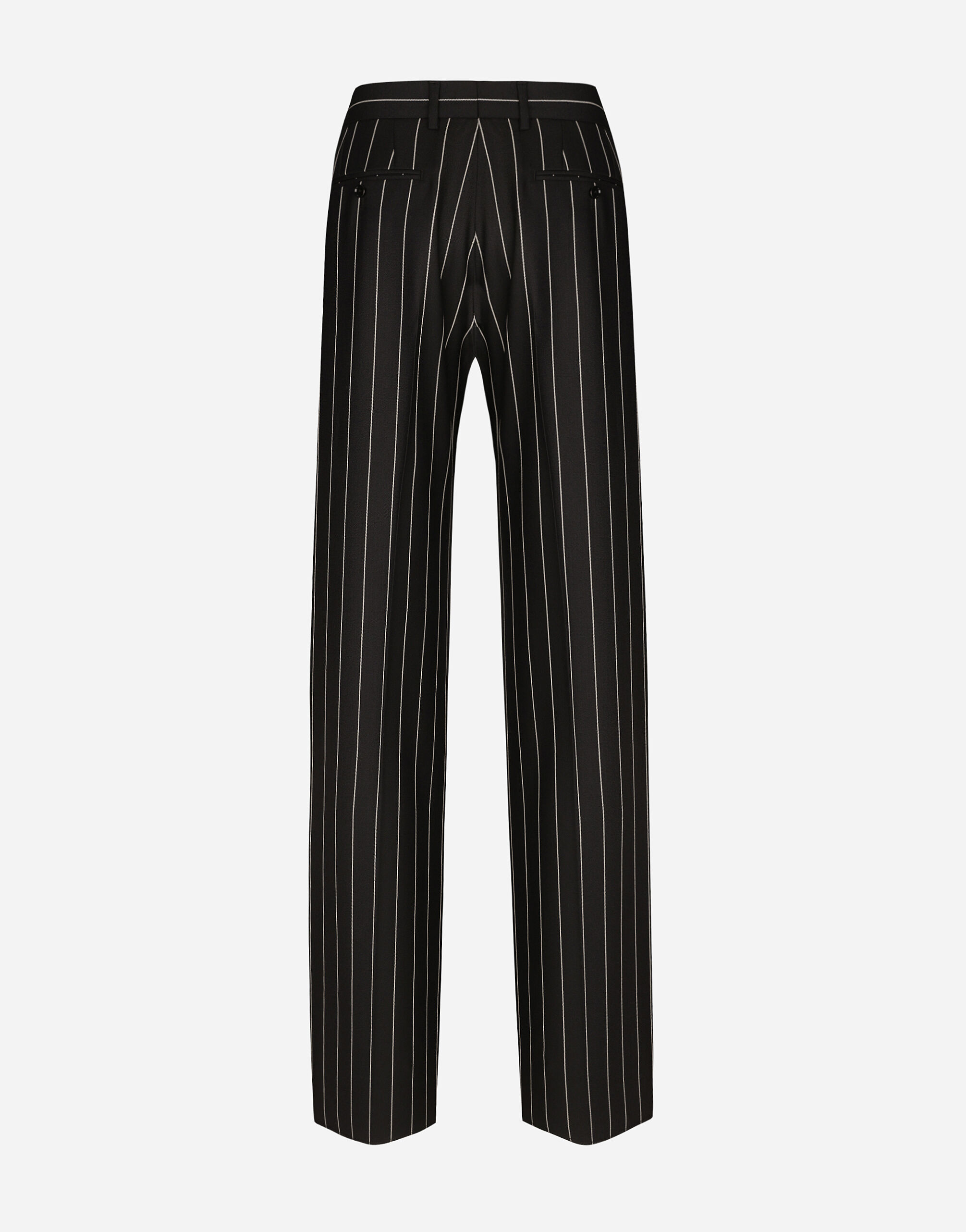在庫処分 激安 Straight-leg Men for Black in pants pinstripe パンツ