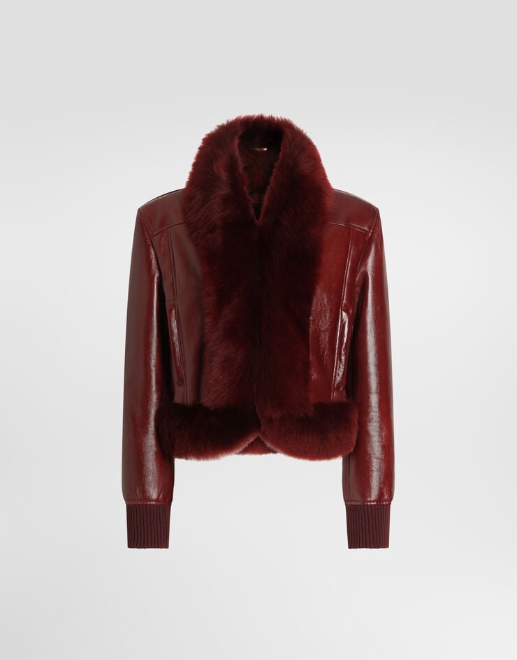 Dolce & Gabbana Lambskin jacket Dolce & Gabbana Lambskin jacket Bordeaux F2JBZLHUPCX