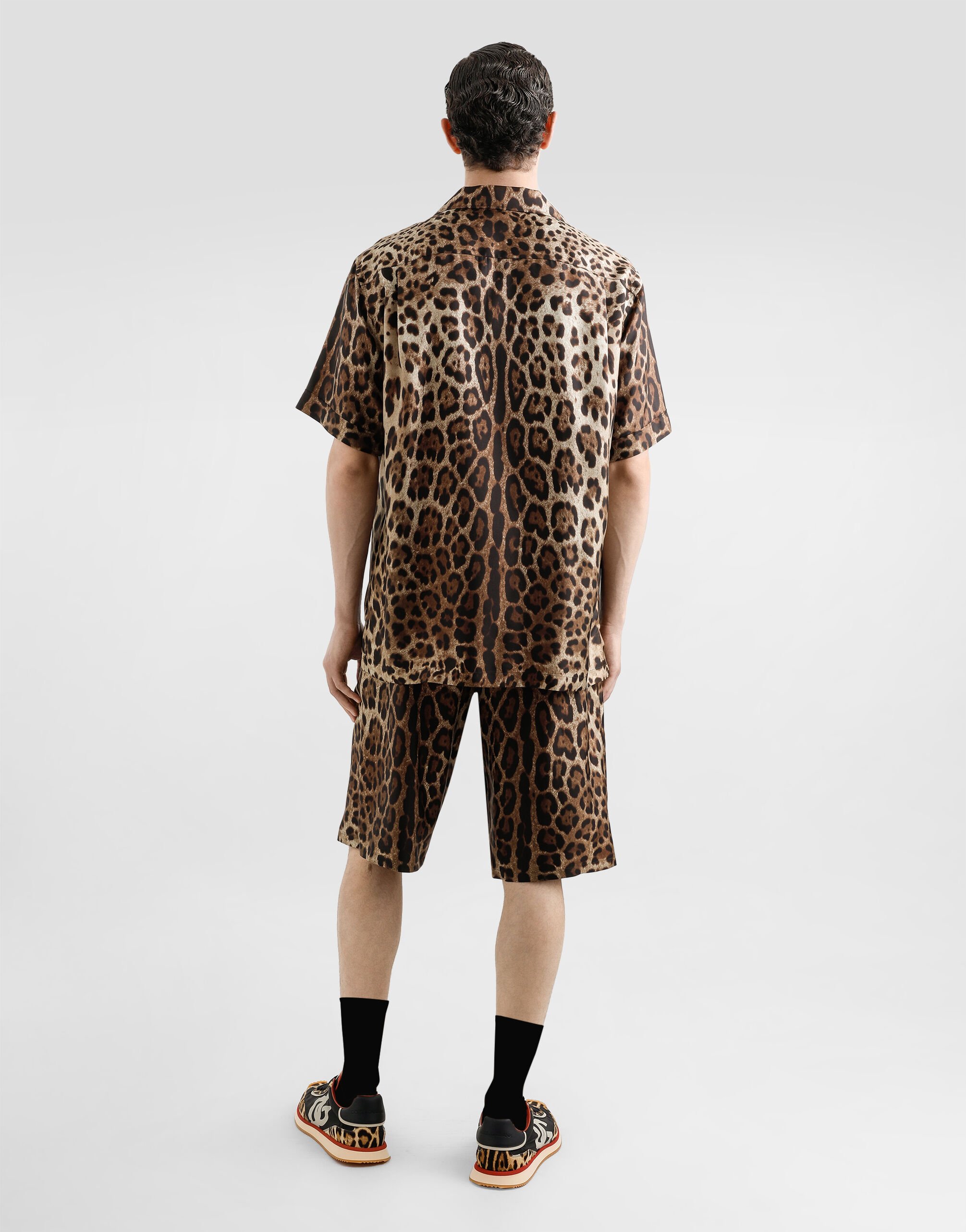 ショートパンツ Dolce & Gabbana Printed stretch silk shorts Dolce & Gabbana Printed Stretch Silk Short – LOZURI®