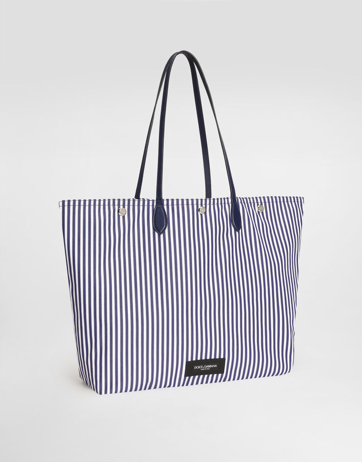 Dolce & Gabbana Essenza poplin shopping bag Multicolor BM2658A0759