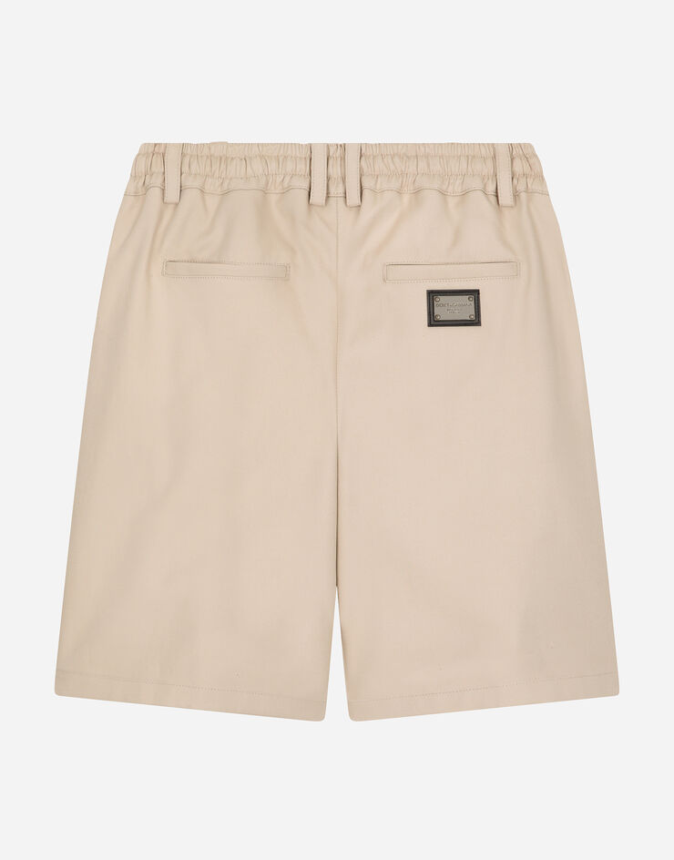 Dolce & Gabbana Bermudas aus Gabardine Beige L42Q95G7M4D