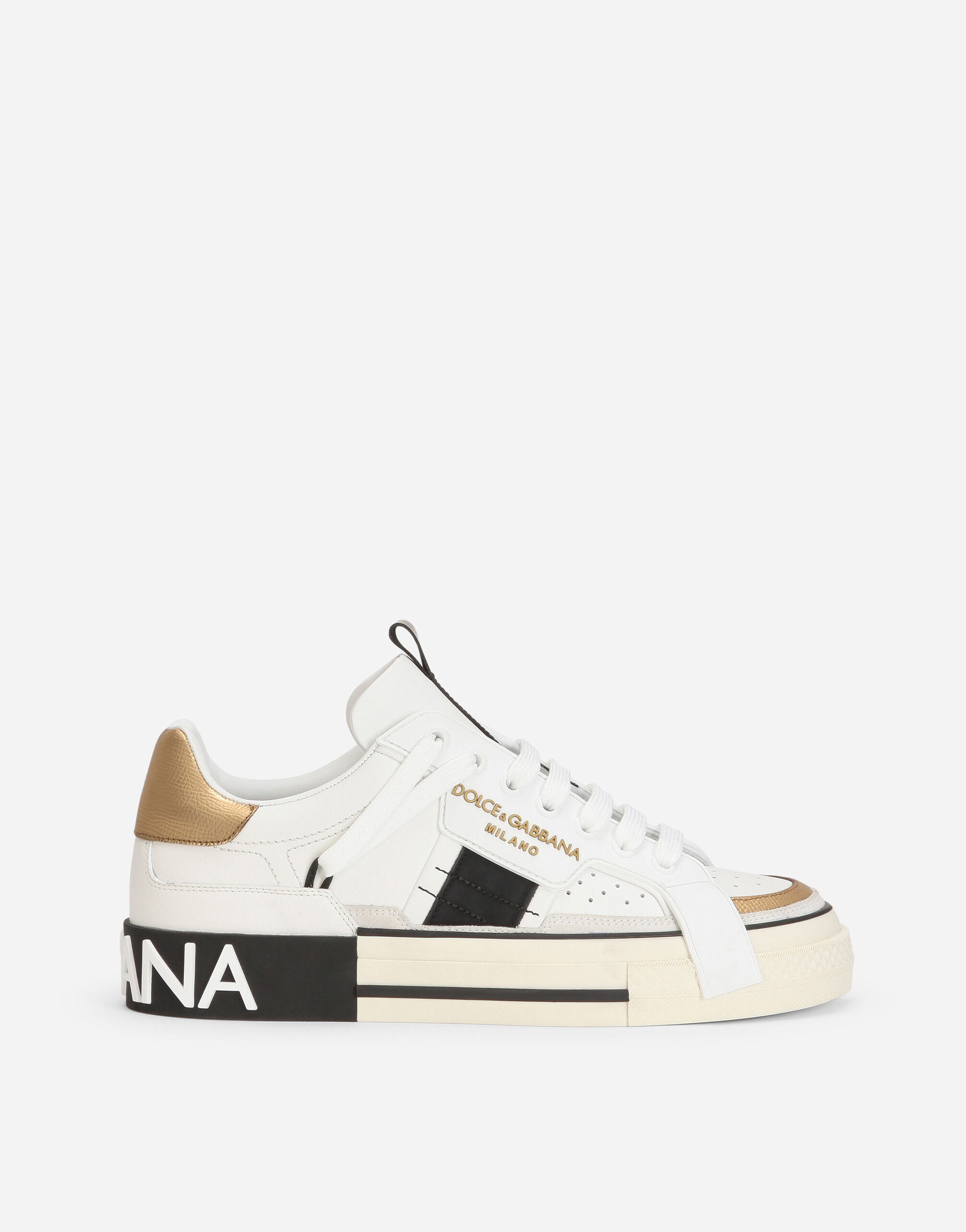 Dolce & Gabbana Calfskin Custom 2.Zero sneakers White CR1586AW576