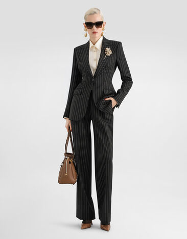 Dolce & Gabbana Pinstripe wool trousers Multicolor FTC17TFRZAT