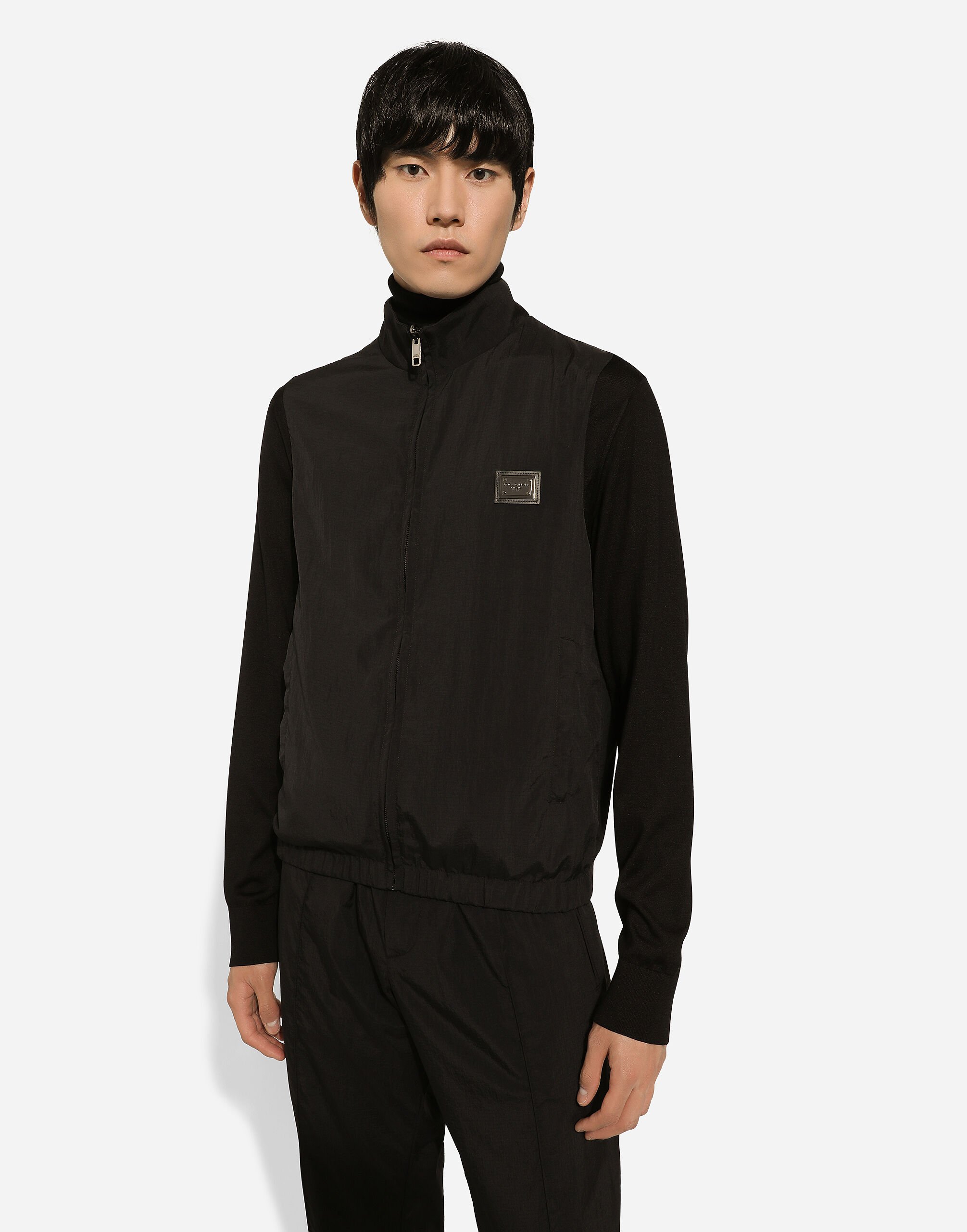 Gilet reversibile in Nero da Uomo Dolce Gabbana