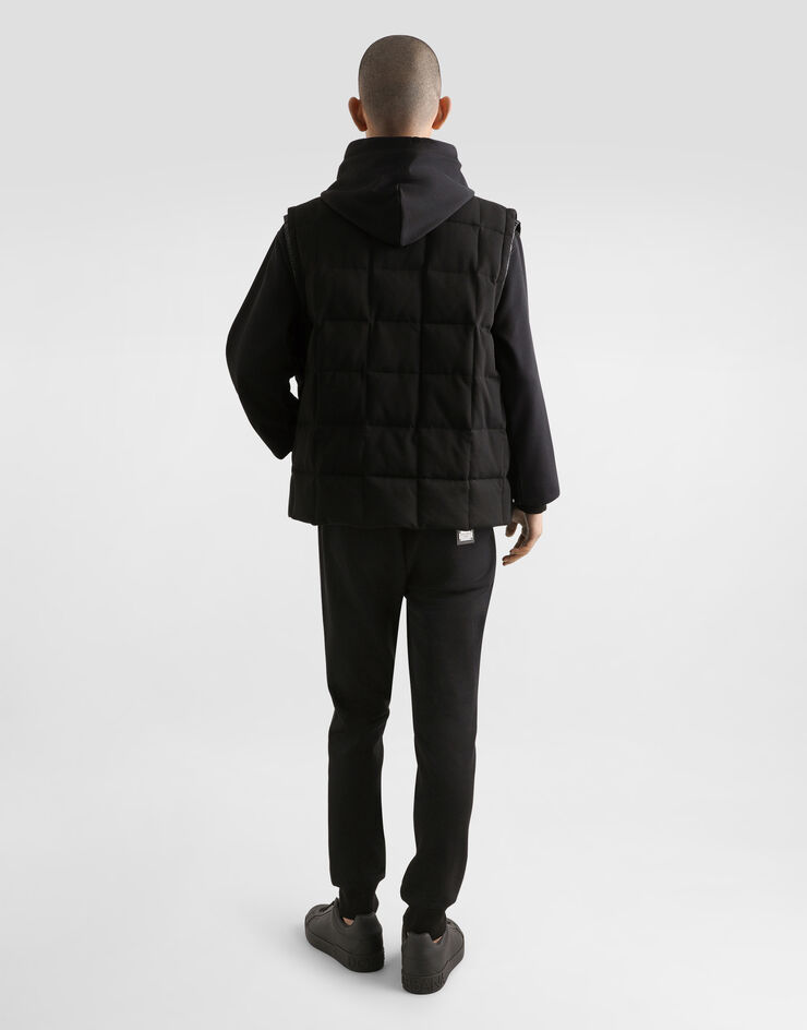 Dolce & Gabbana 标牌平纹针织马甲 黑 G9ABGTGF790
