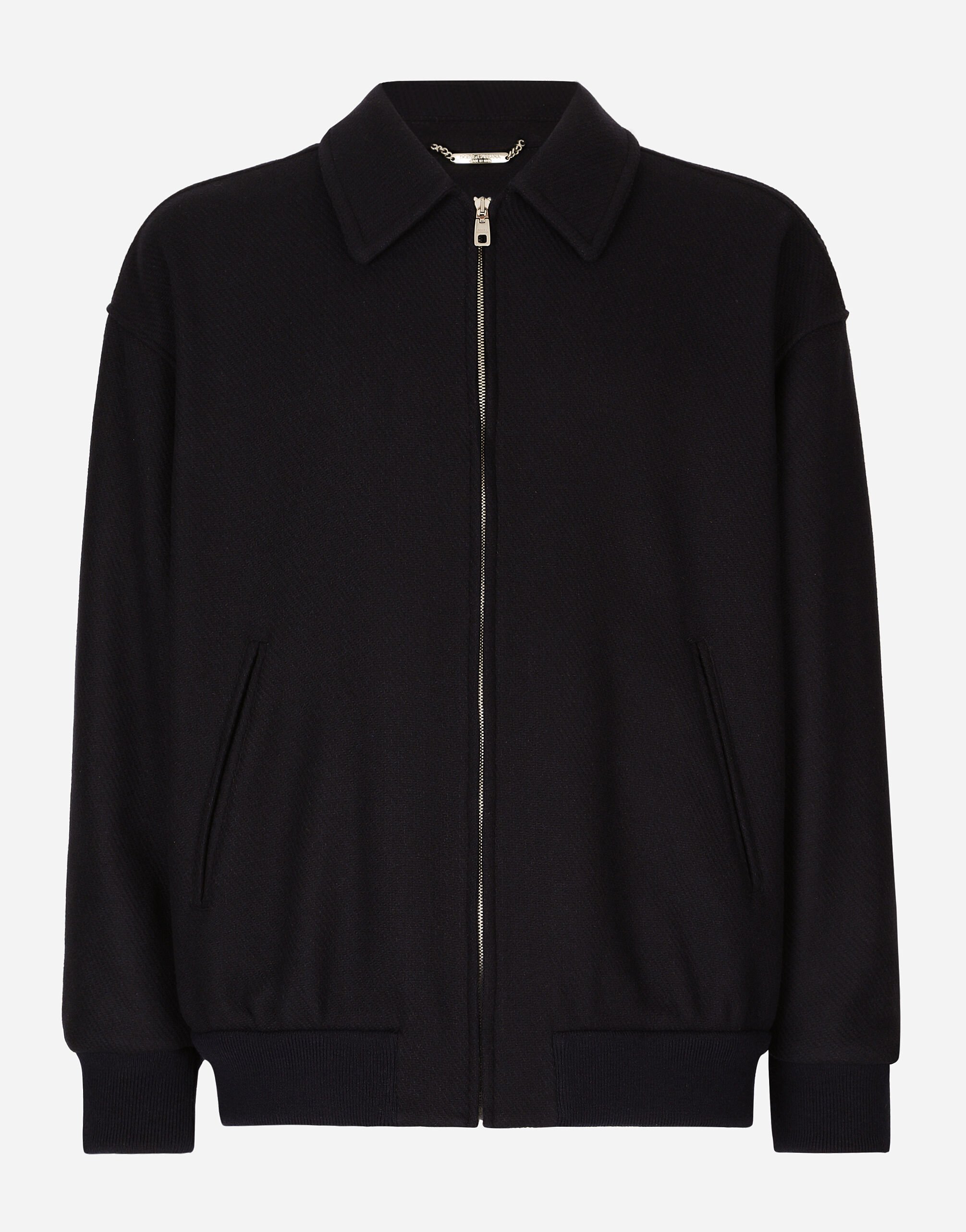 Dolce & Gabbana Wool-blend bomber jacket Brown GXV16TJFMDS