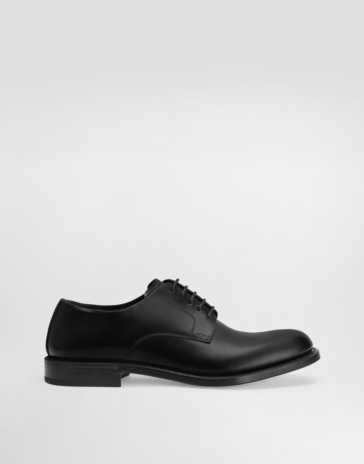 Dolce & Gabbana Brushed calfskin derby Black A10879A1203