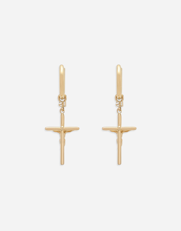 Dolce & Gabbana Stud earrings with “DNA” crosses Gold WEQ1D2W1111