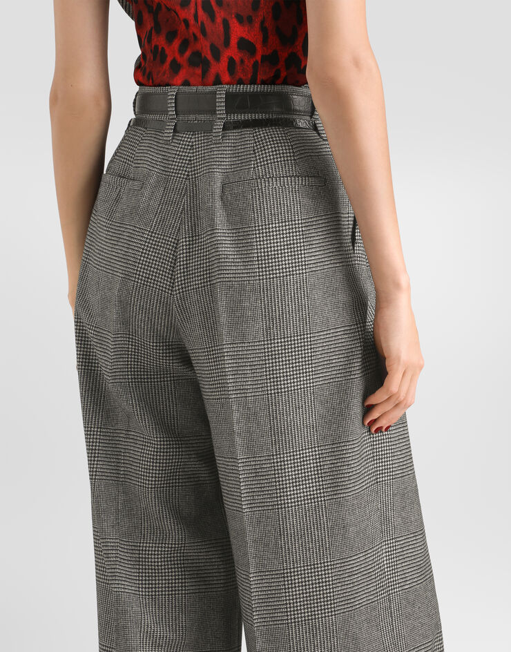 Dolce & Gabbana Glen plaid flannel trousers Dolce & Gabbana Glen plaid flannel trousers Multicolor FTC17TFQ2O5