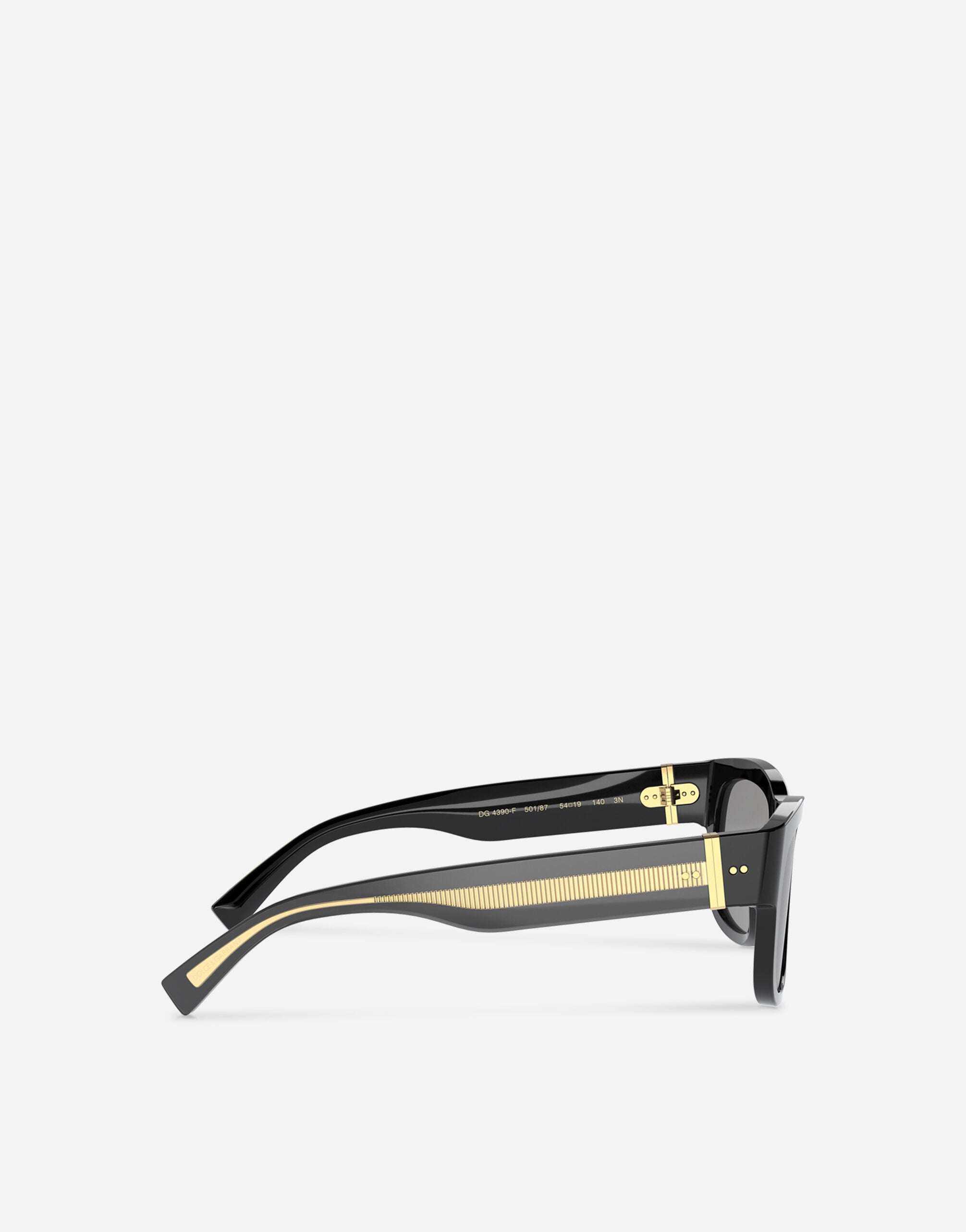 ブラックのメンズ Gros grain sunglasses | Dolce&Gabbana®